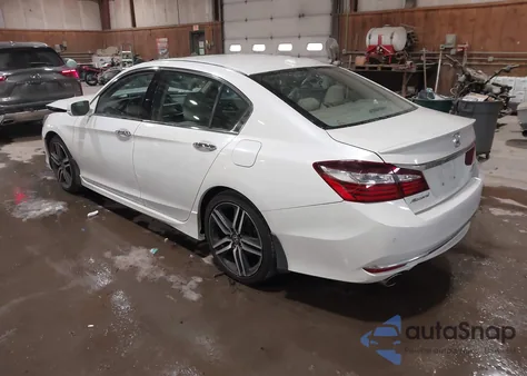 2017 Honda Accord Touring V6 из США, поврежденный, VIN 1HGCR3F91HA014698